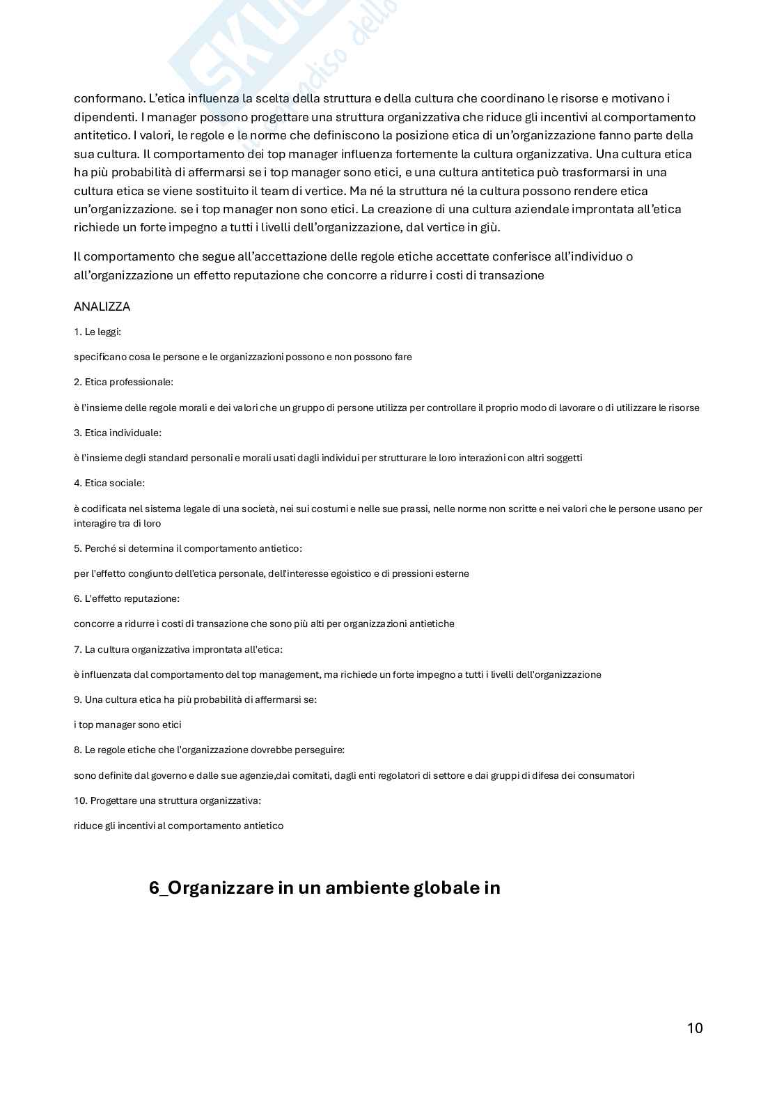 Organizzazione aziendale   Pag. 11