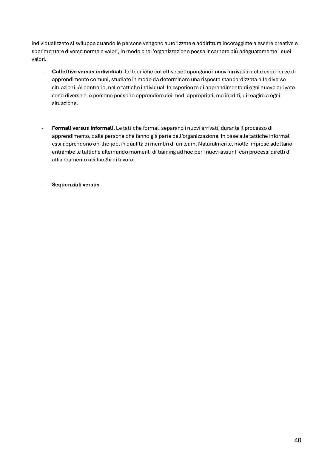 Organizzazione aziendale   Pag. 41