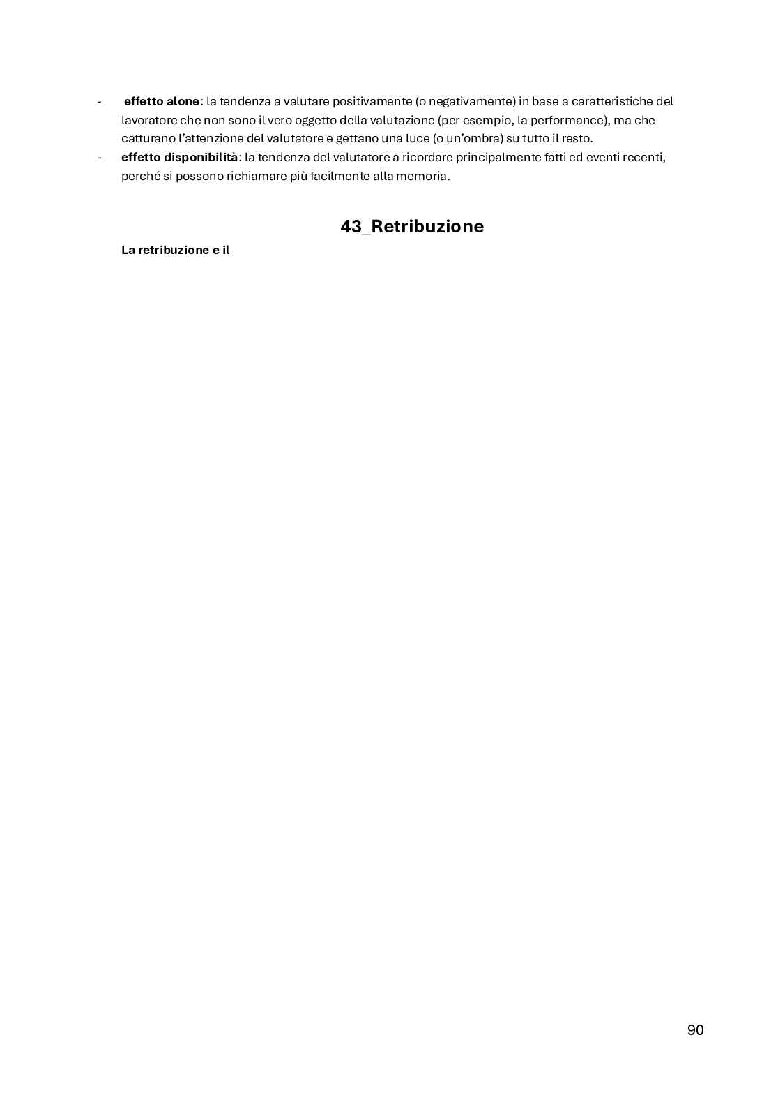 Organizzazione aziendale   Pag. 91