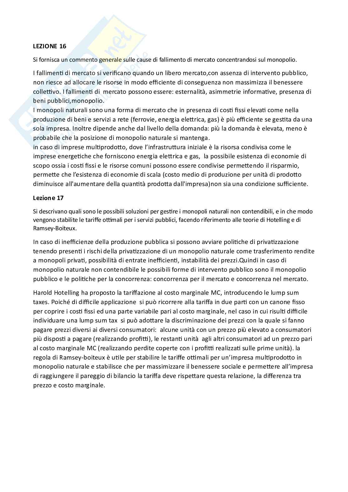 Paniere Scienza delle finanze - risposte aperte Pag. 6