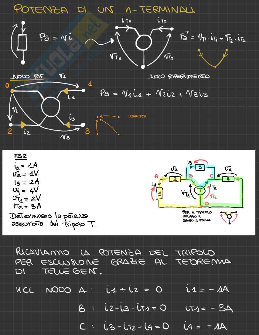 Esercitazione di Elettrotecnica - prima parte Pag. 11