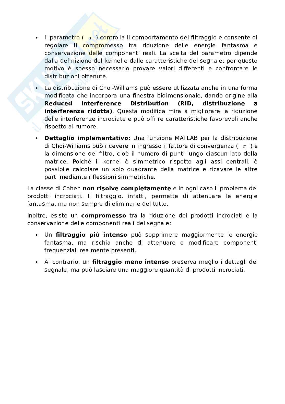 Appunti di Elaborazione dei segnali biomedici (EDBS2) – STFT, spettrogramma e Wigner-Ville con MATLAB  Pag. 6