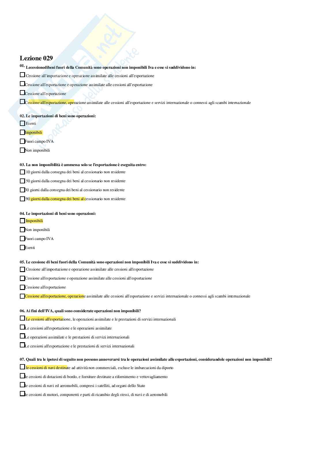 Diritto tributario avanzato – Paniere risposte chiuse completo (543 quiz) - A.A. 2025/26 Pag. 61