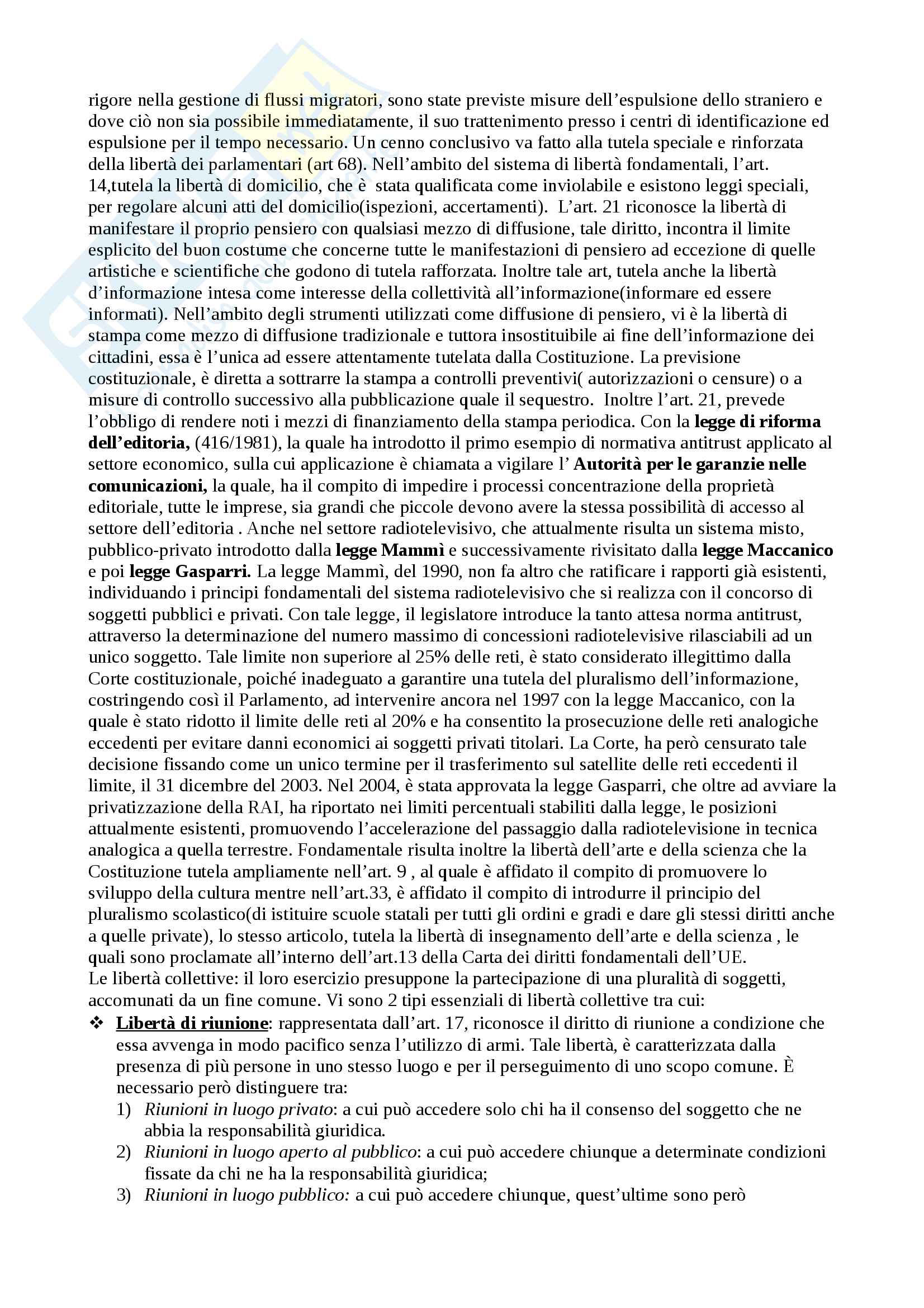 Riassunto esame Istituzioni di diritto pubblico, prof. Ciardo, libro consigliato Diritto pubblico a cura di Franco Modugno Pag. 46