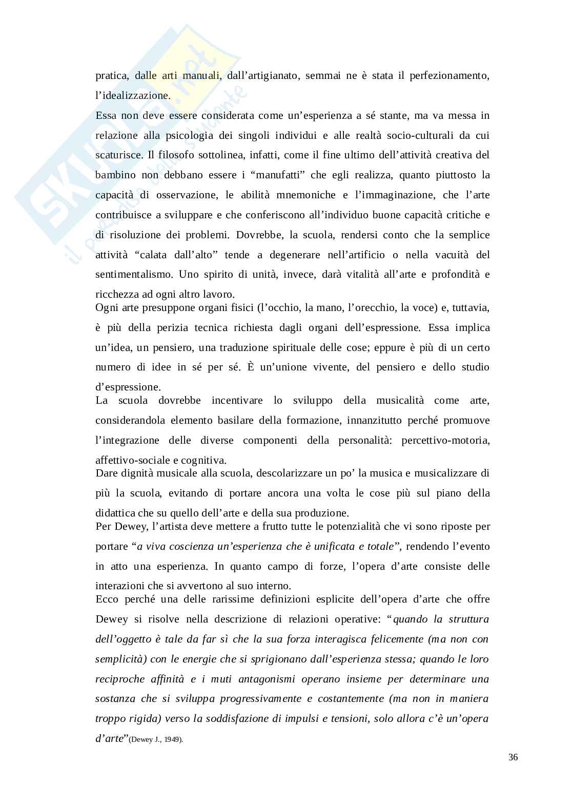 Musica e infanzia: valenza didattica, pedagogica e terapeutica Pag. 36