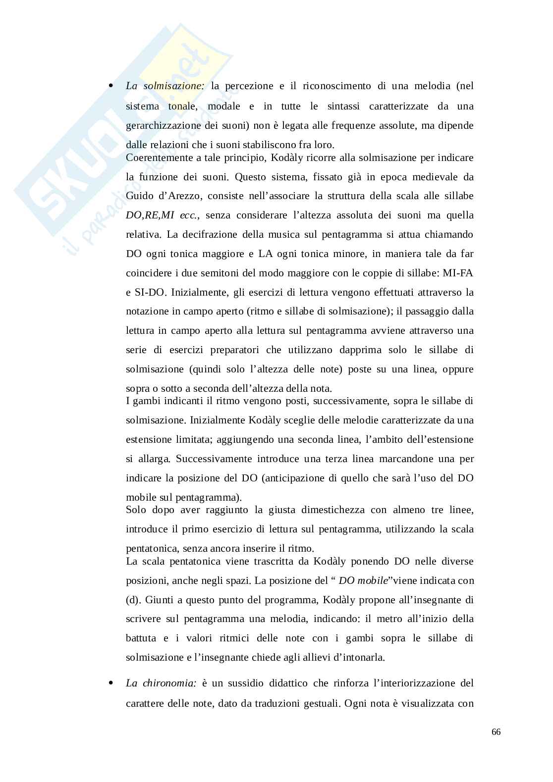 Musica e infanzia: valenza didattica, pedagogica e terapeutica Pag. 66