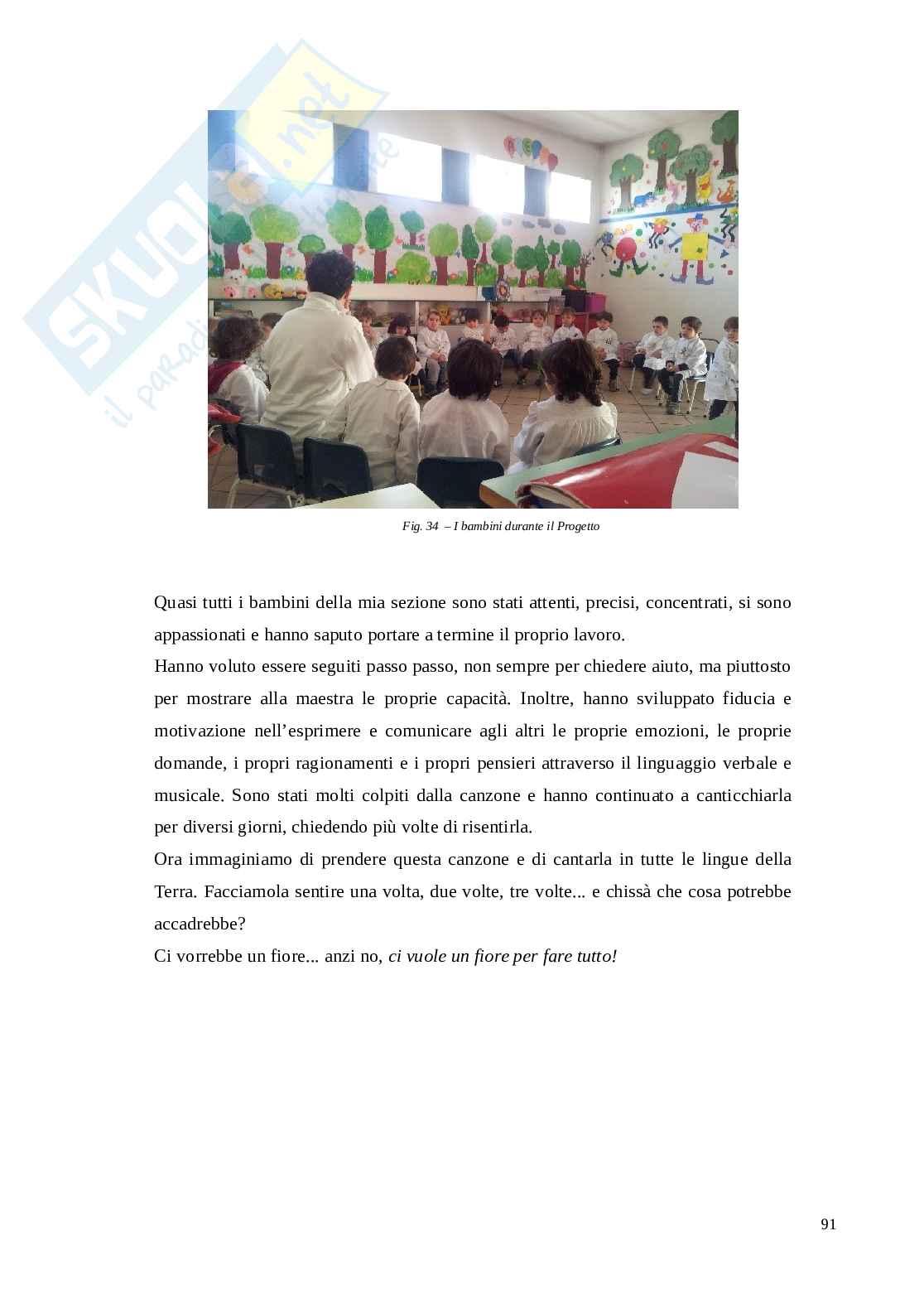 Musica e infanzia: valenza didattica, pedagogica e terapeutica Pag. 91