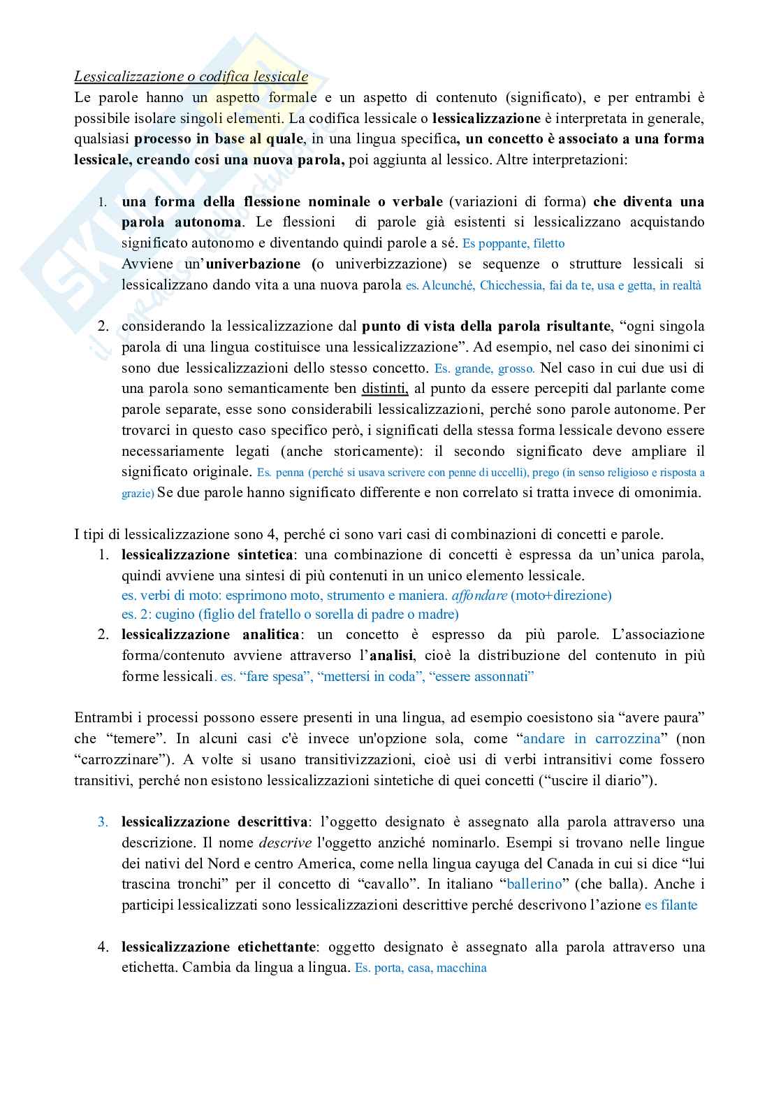Comunicazione verbale - Appunti Pag. 2