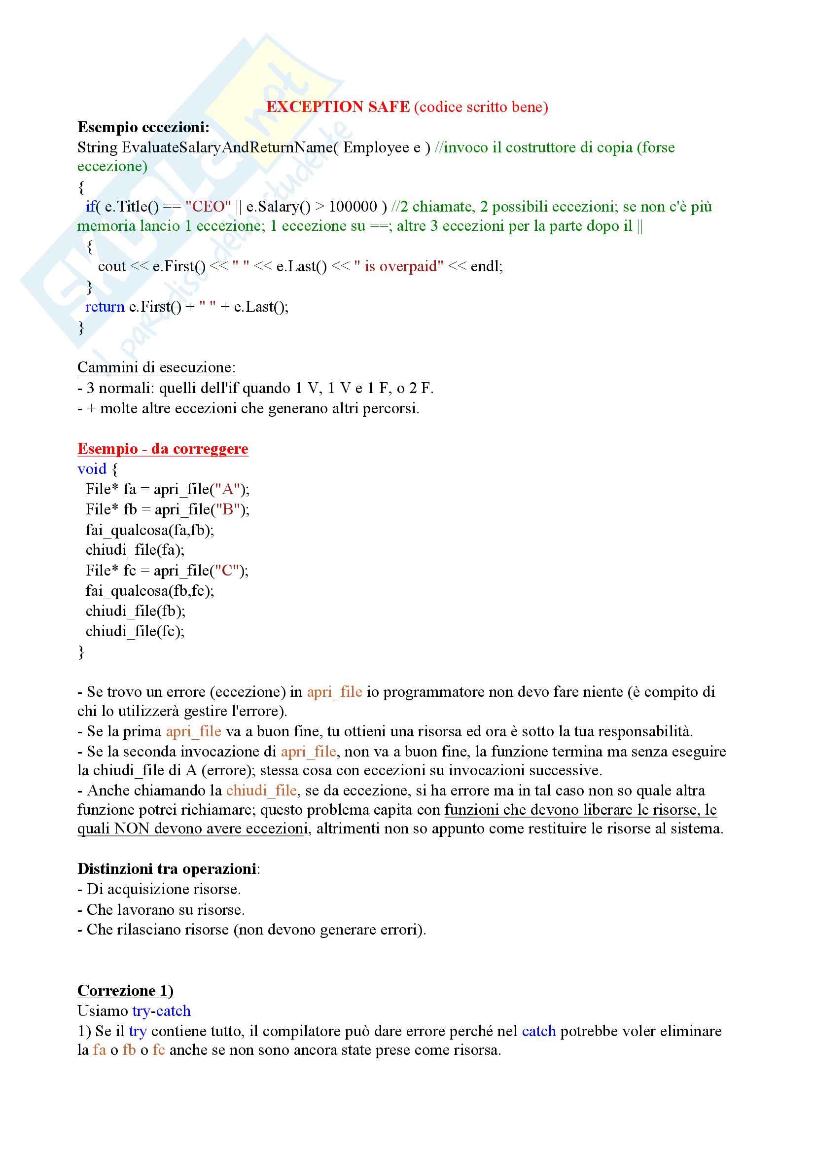 Metodologie Programmazione - Tutto (teoria, pratica e esercizi) Pag. 26