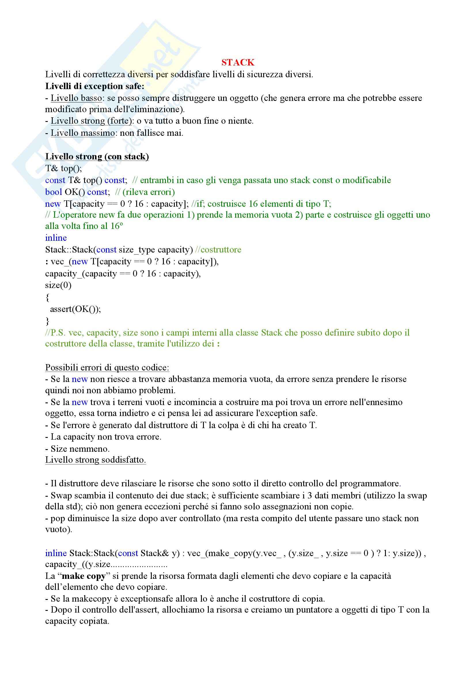Metodologie Programmazione - Tutto (teoria, pratica e esercizi) Pag. 31