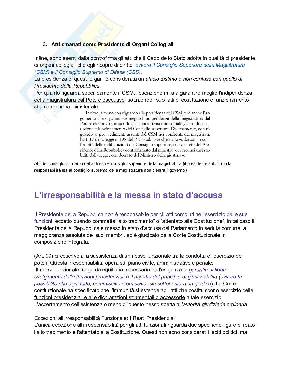 Presidente della Repubblica  Pag. 16
