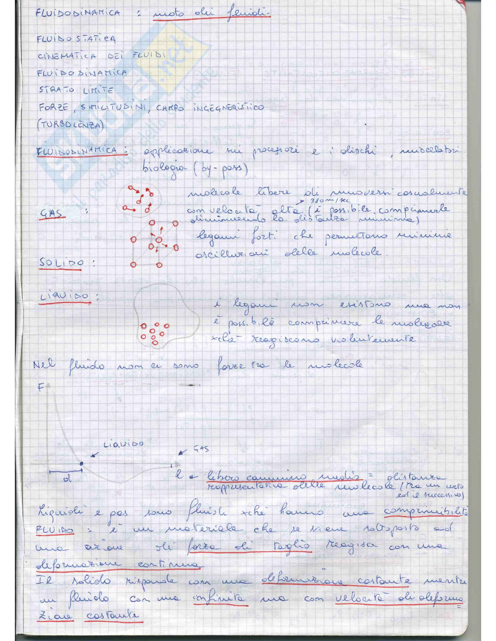 Fluidodinamica Pag. 1
