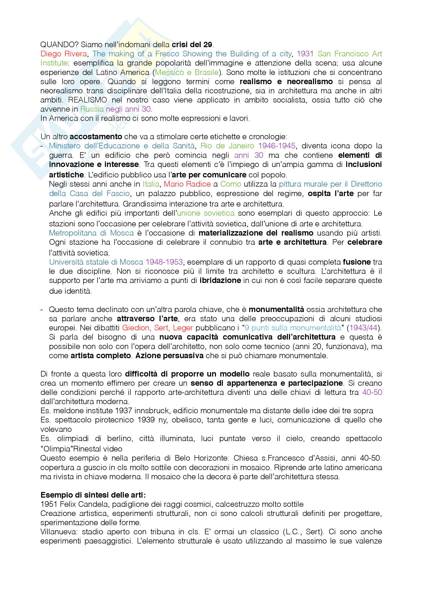 Arti visive e architettura tra Europa e Americhe Pag. 1