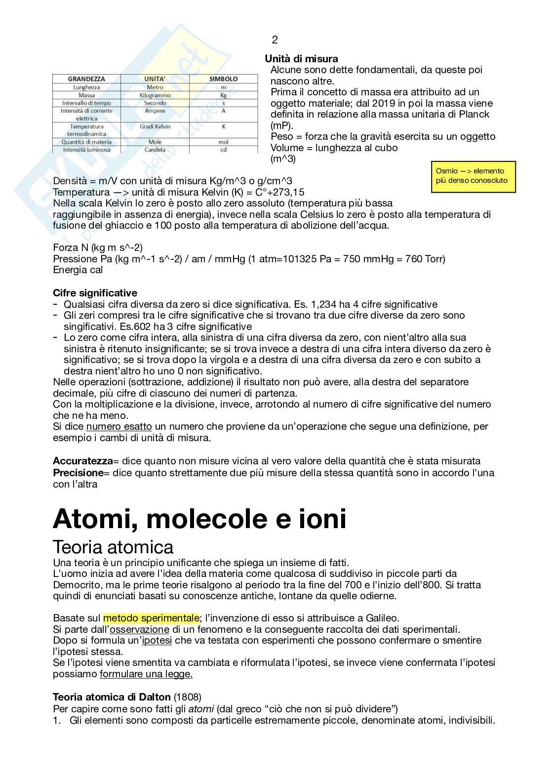Chimica- semestre filtro  Pag. 2