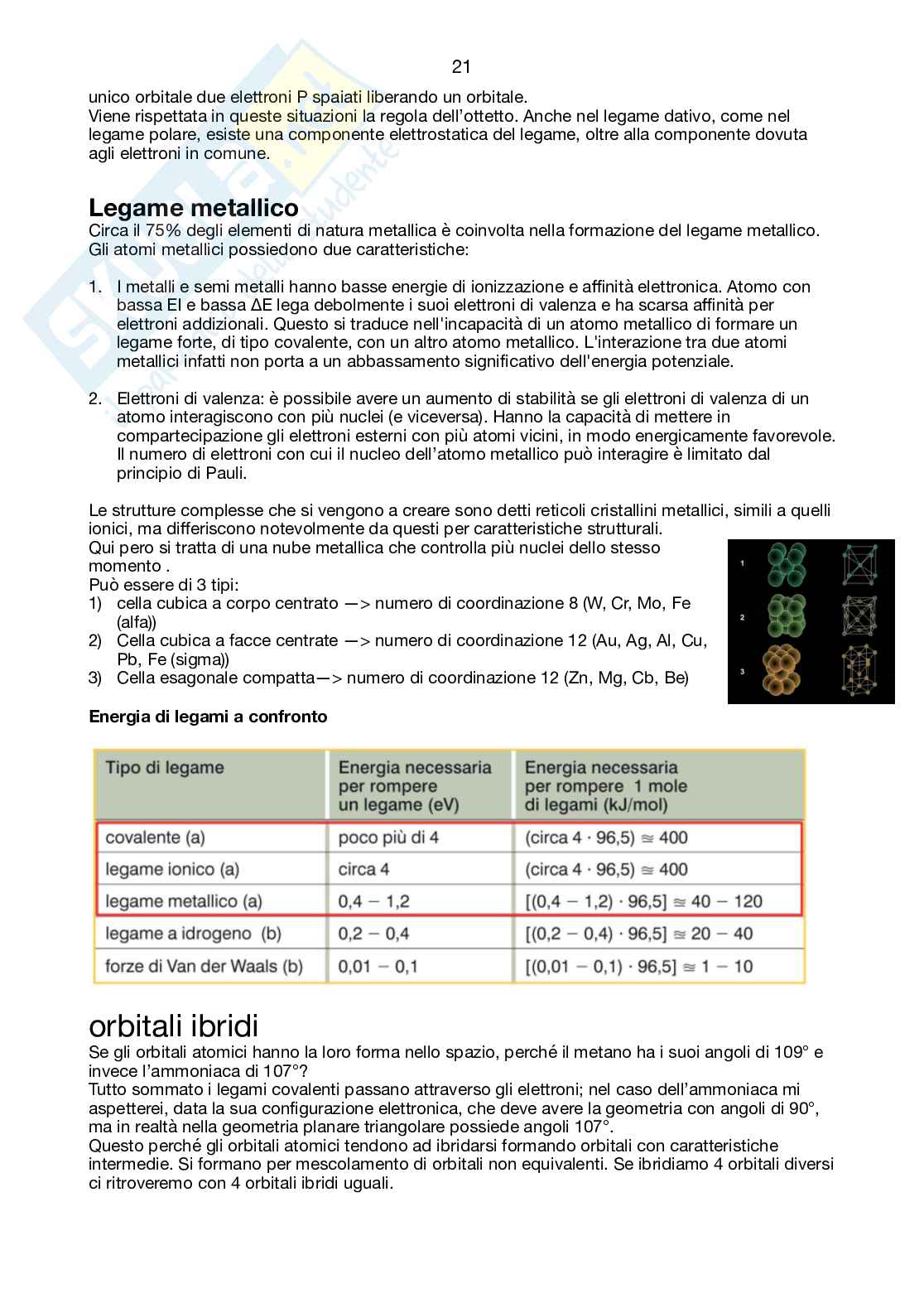 Chimica- semestre filtro  Pag. 21