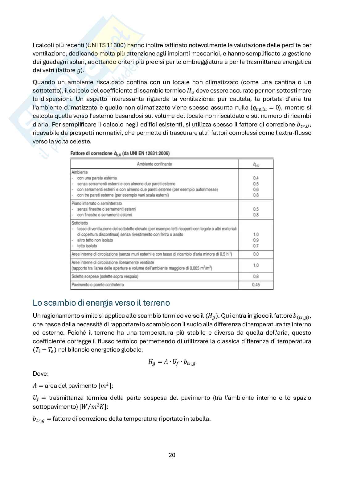 Appunti di Le prestazioni energetiche Pag. 21