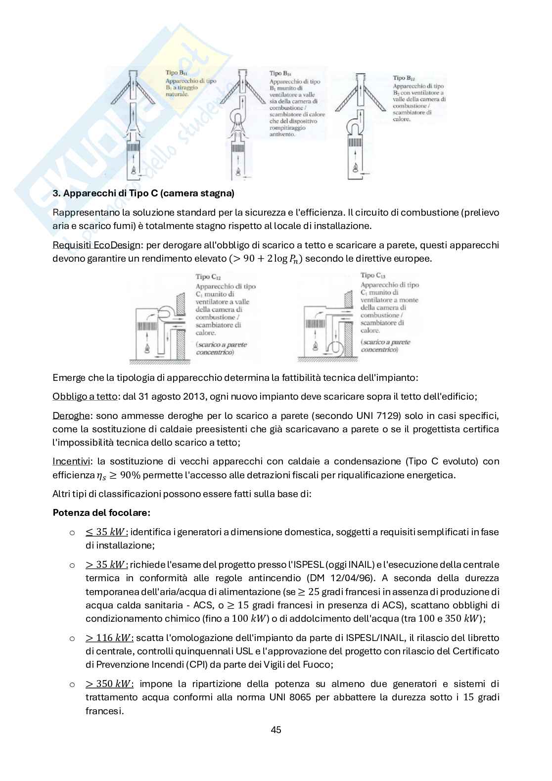 Appunti di Le prestazioni energetiche Pag. 46