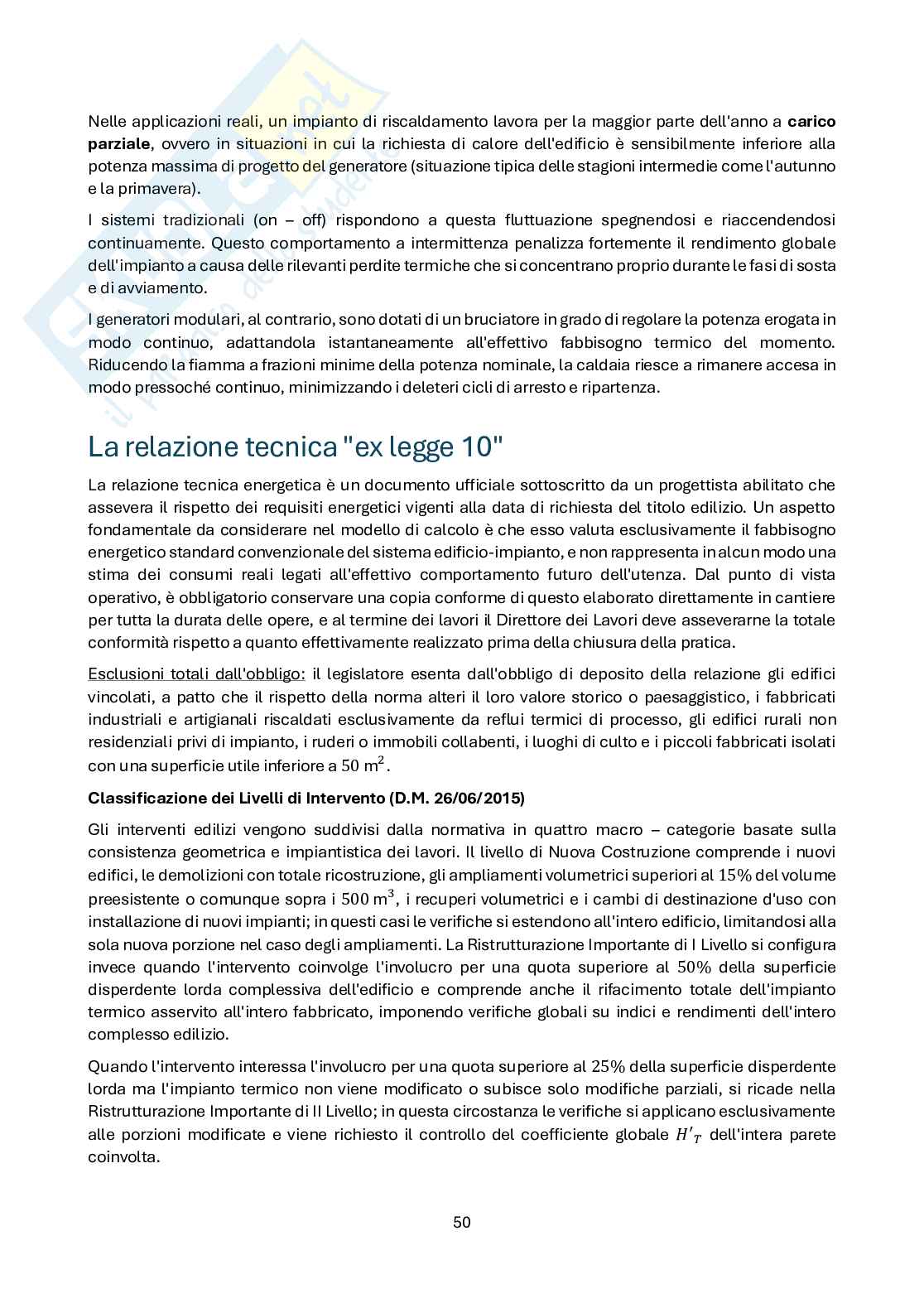 Appunti di Le prestazioni energetiche Pag. 51