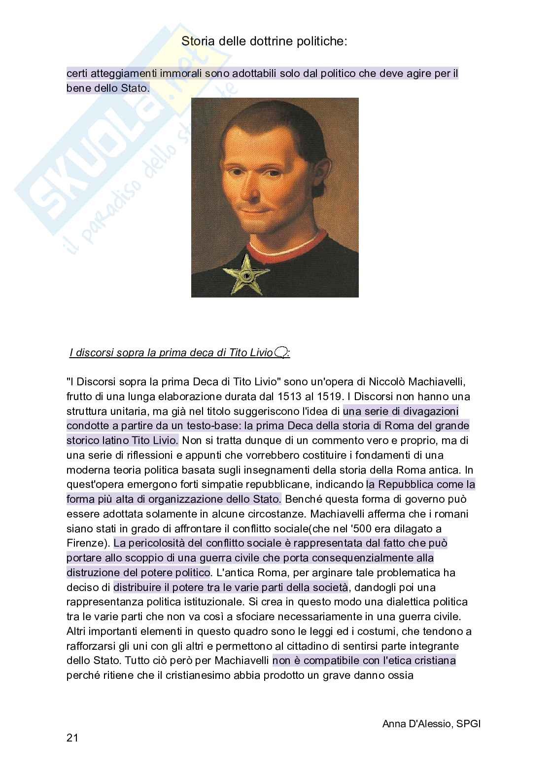 Appunti ufficiali dottrine politiche copyright Pag. 21
