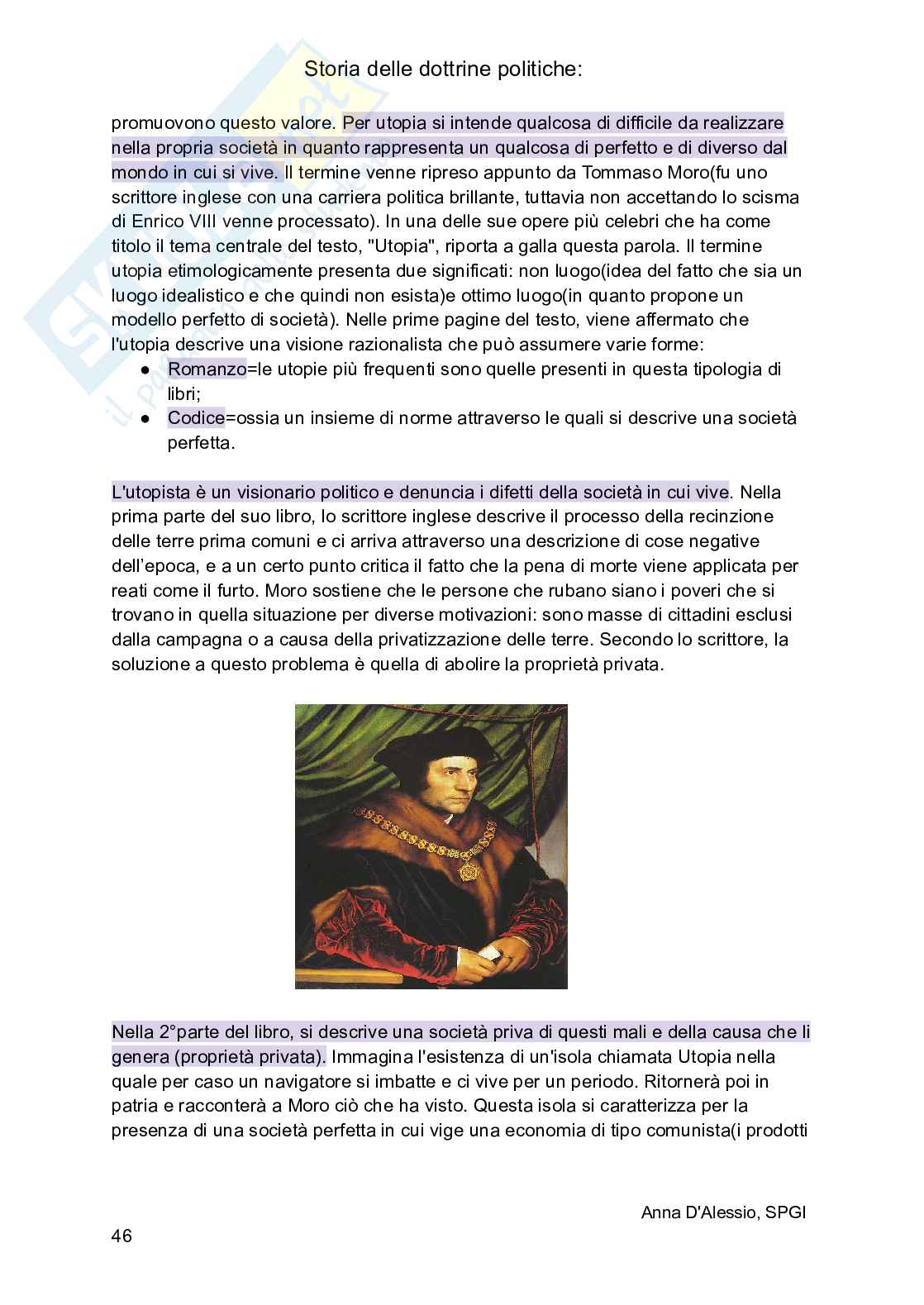 Appunti ufficiali dottrine politiche copyright Pag. 46