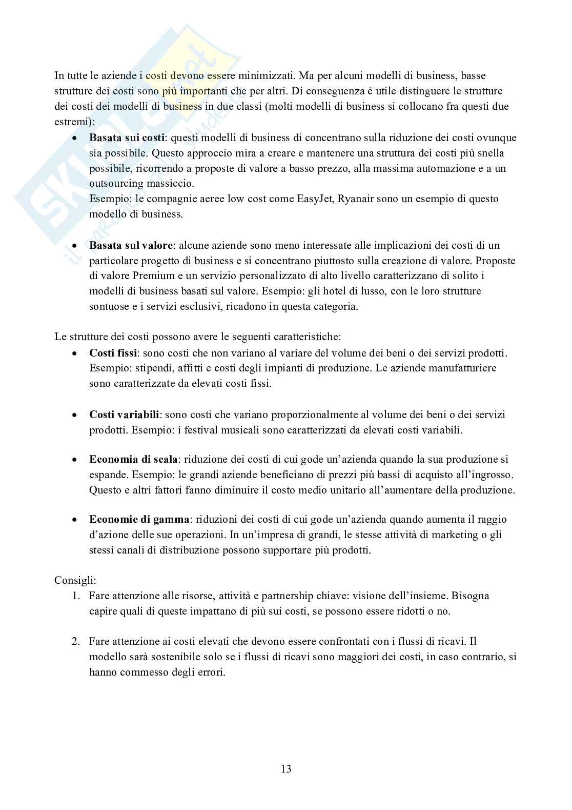 Modelli di business Pag. 16