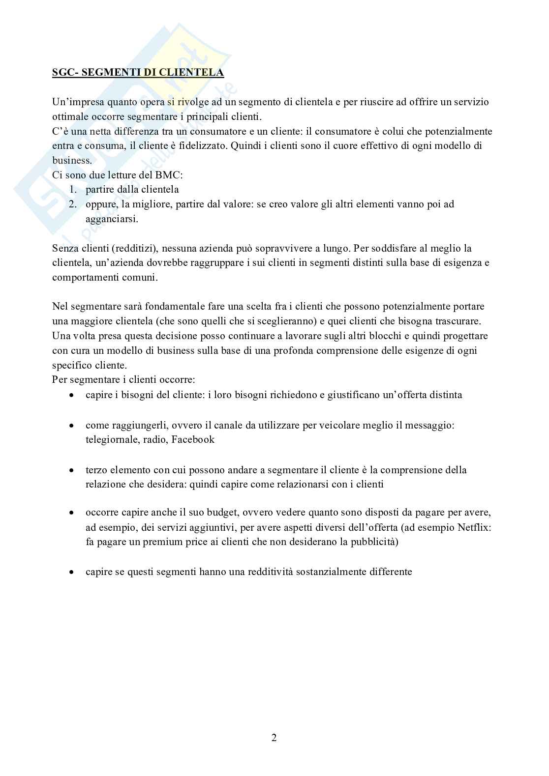 Modelli di business Pag. 2