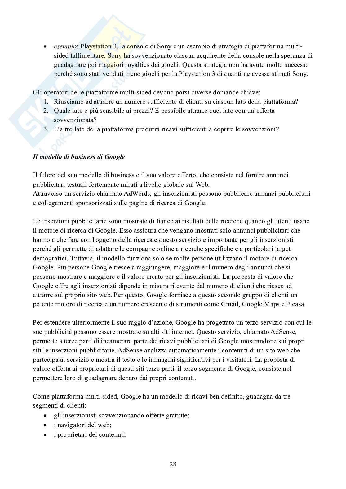 Modelli di business Pag. 31