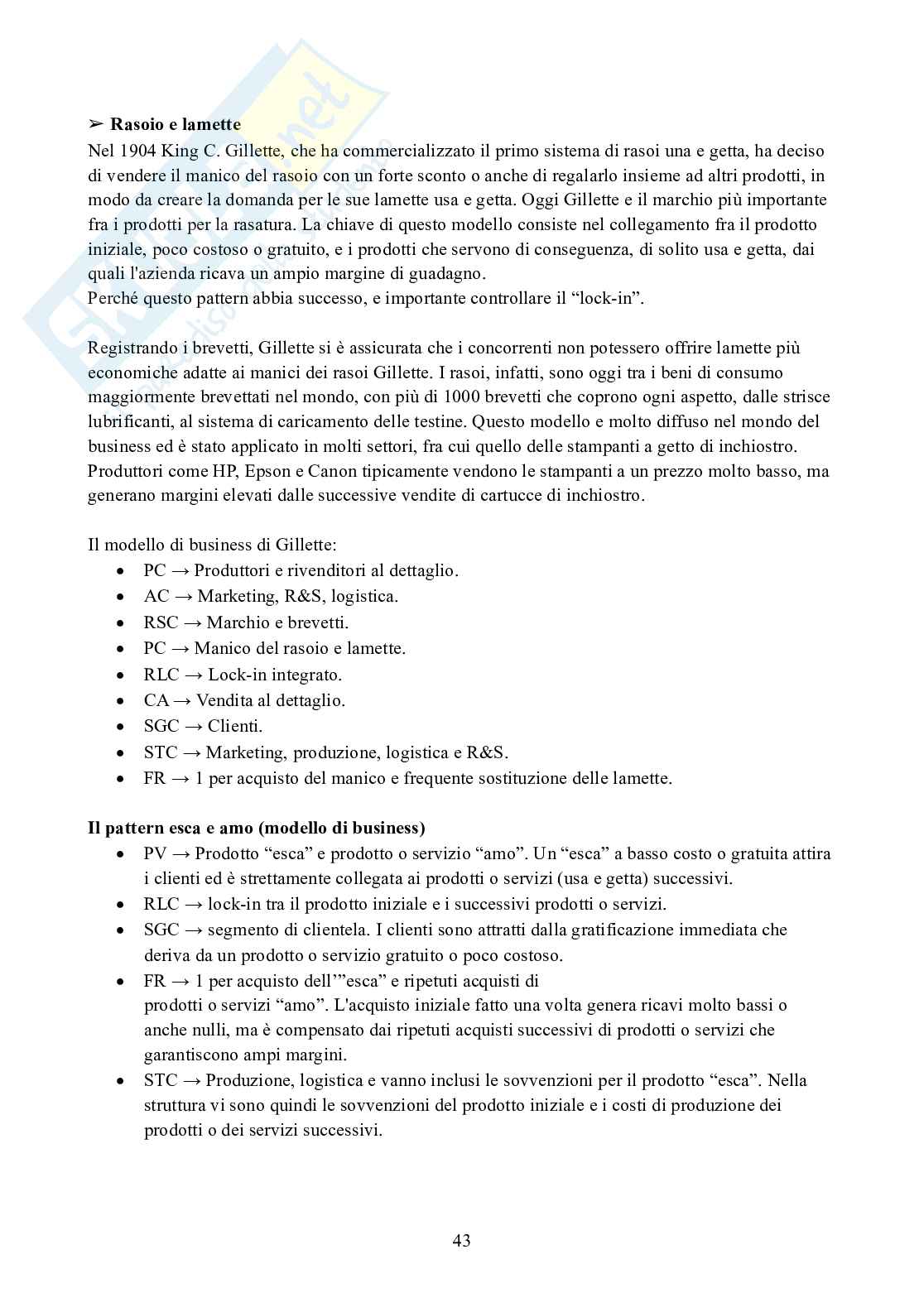 Modelli di business Pag. 46