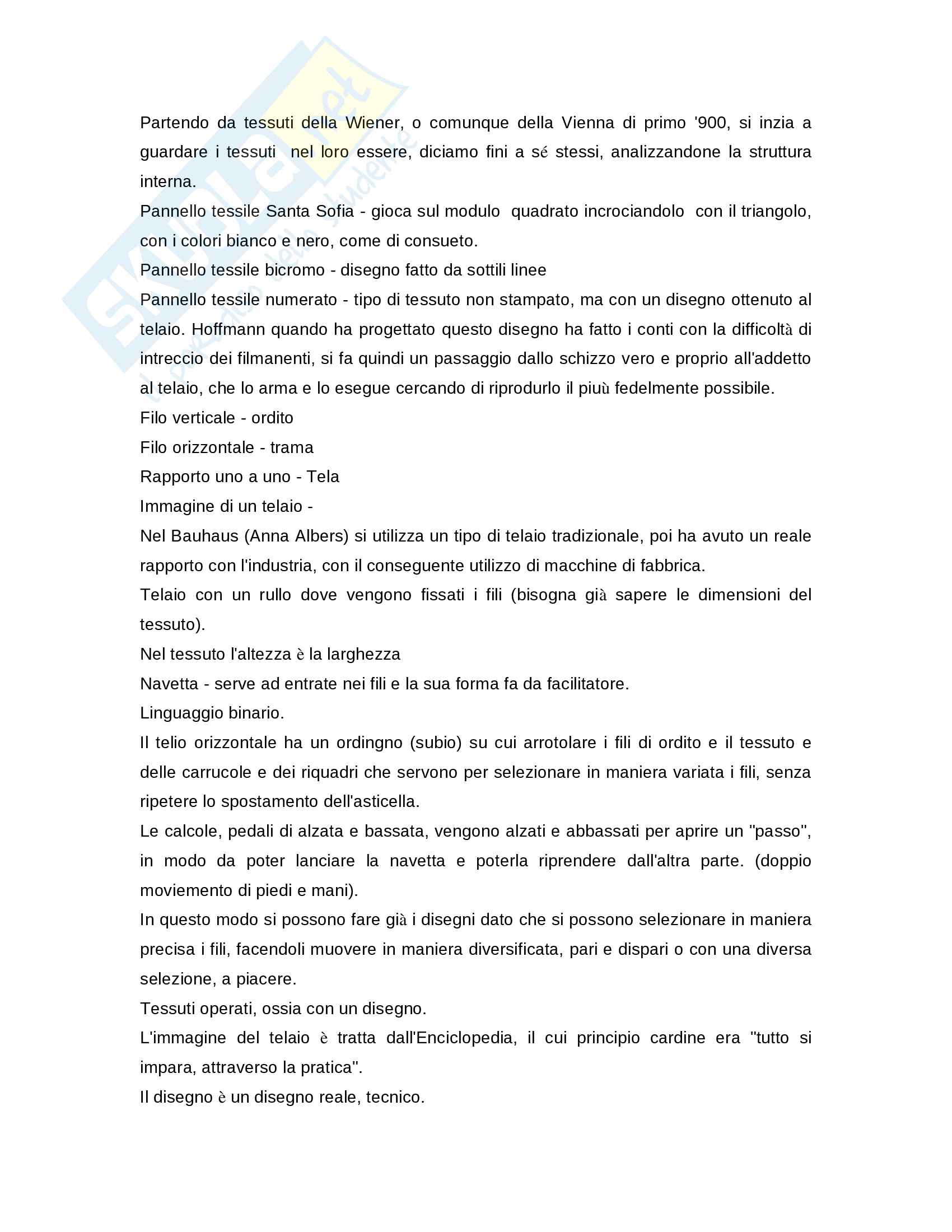 Riassunto esame Arti Decorative ed industriale, prof. Capitanio, libro consigliato Arti Minori, Castelfranca Vegas Pag. 11