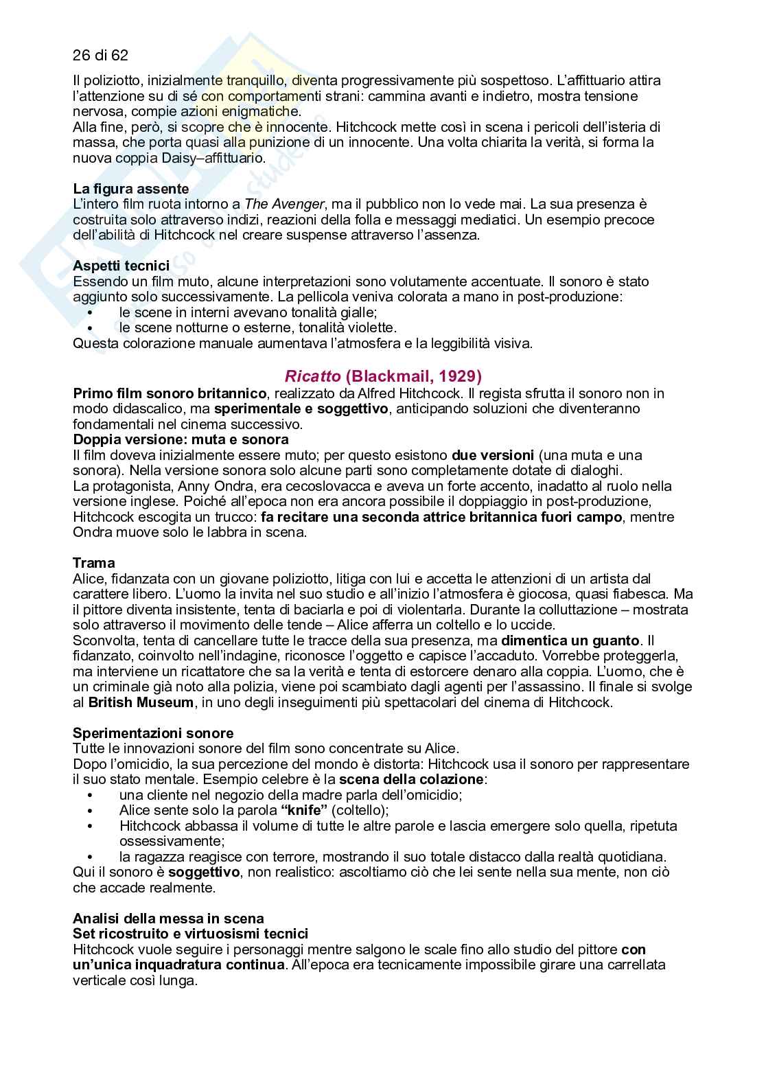 Analisi film Hitchcock Pag. 26