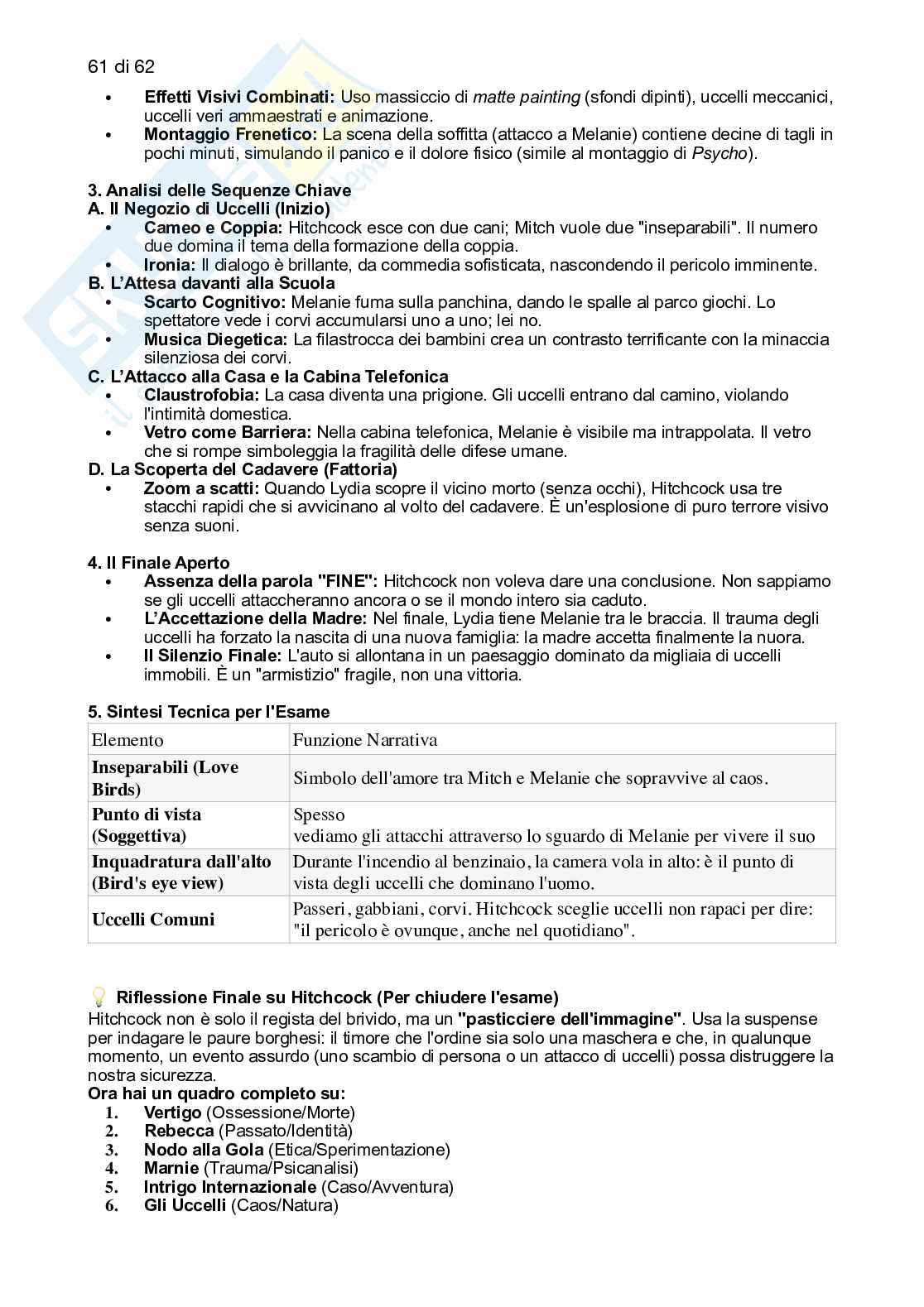 Analisi film Hitchcock Pag. 61