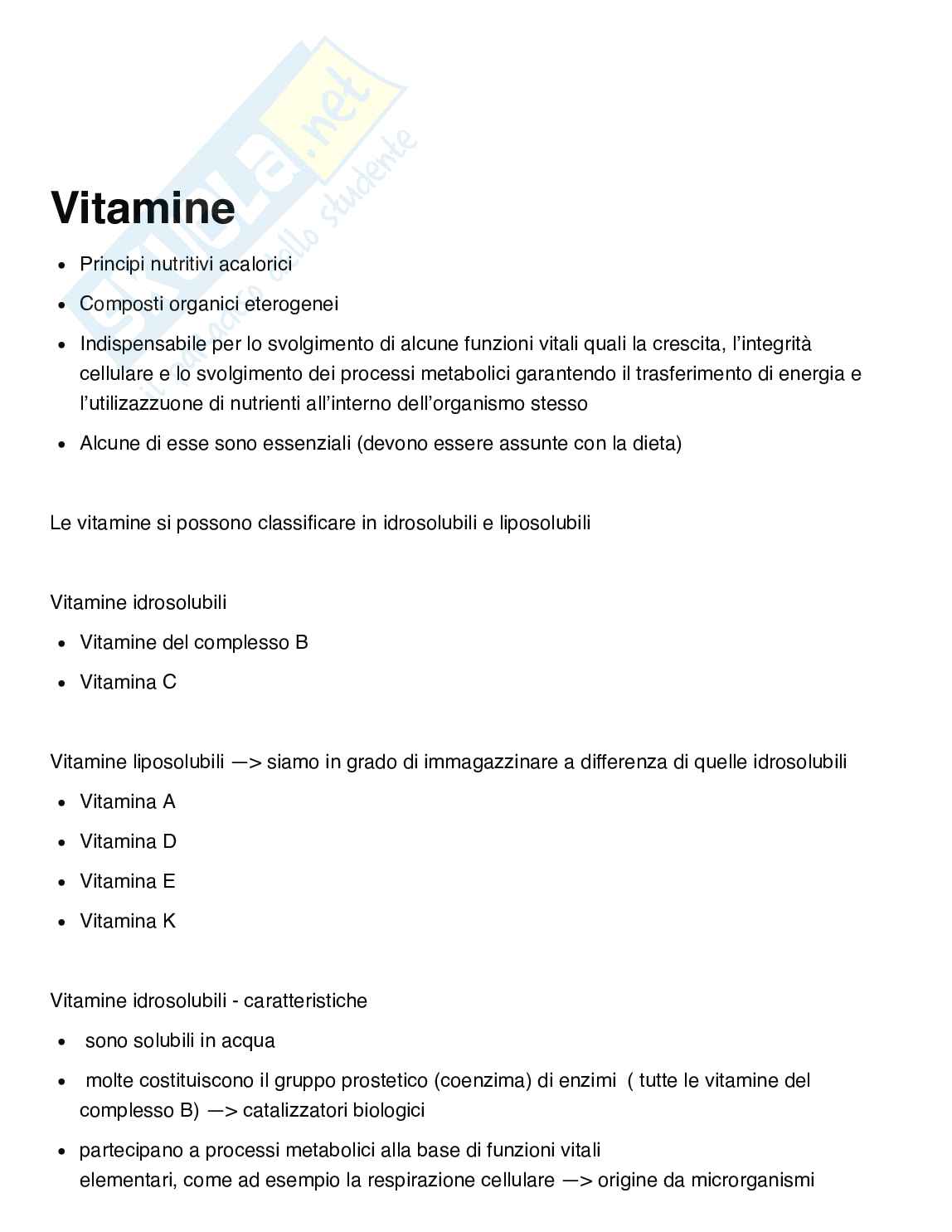 Appunti Fisiologia Pag. 1