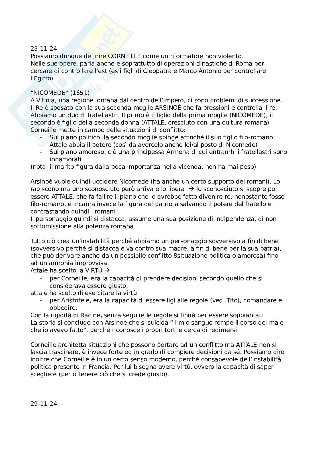 Letteratura francese 2 - Appunti completi del corso Pag. 26