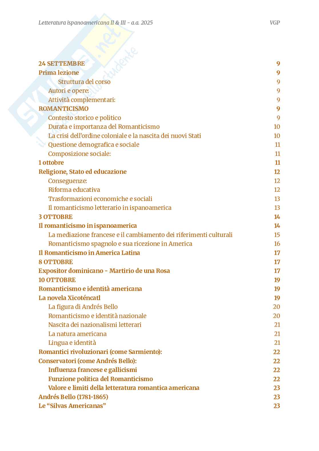 Letteratura ispanoamericana  Pag. 2