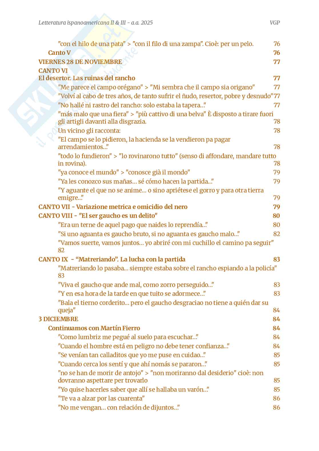 Letteratura ispanoamericana  Pag. 6