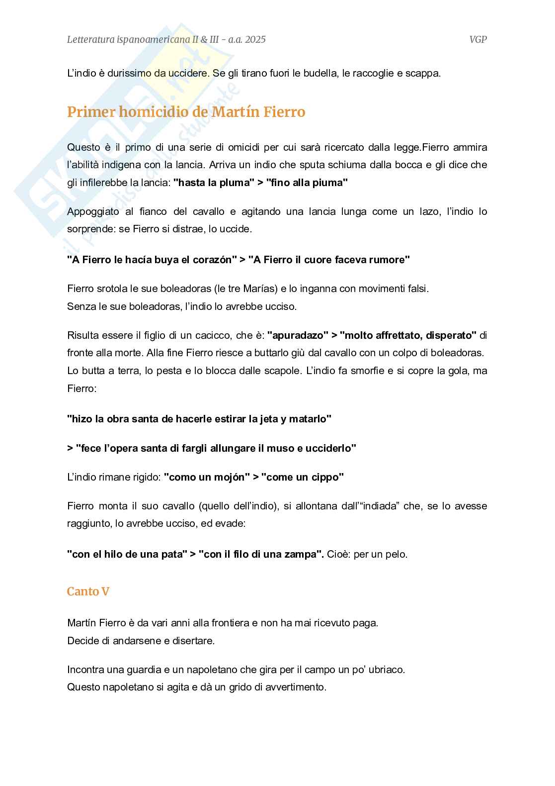 Letteratura ispanoamericana  Pag. 76