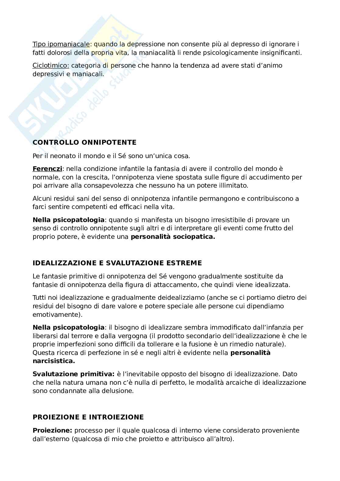 Appunti di Modelli e tecniche del colloquio e della diagnosi Pag. 66