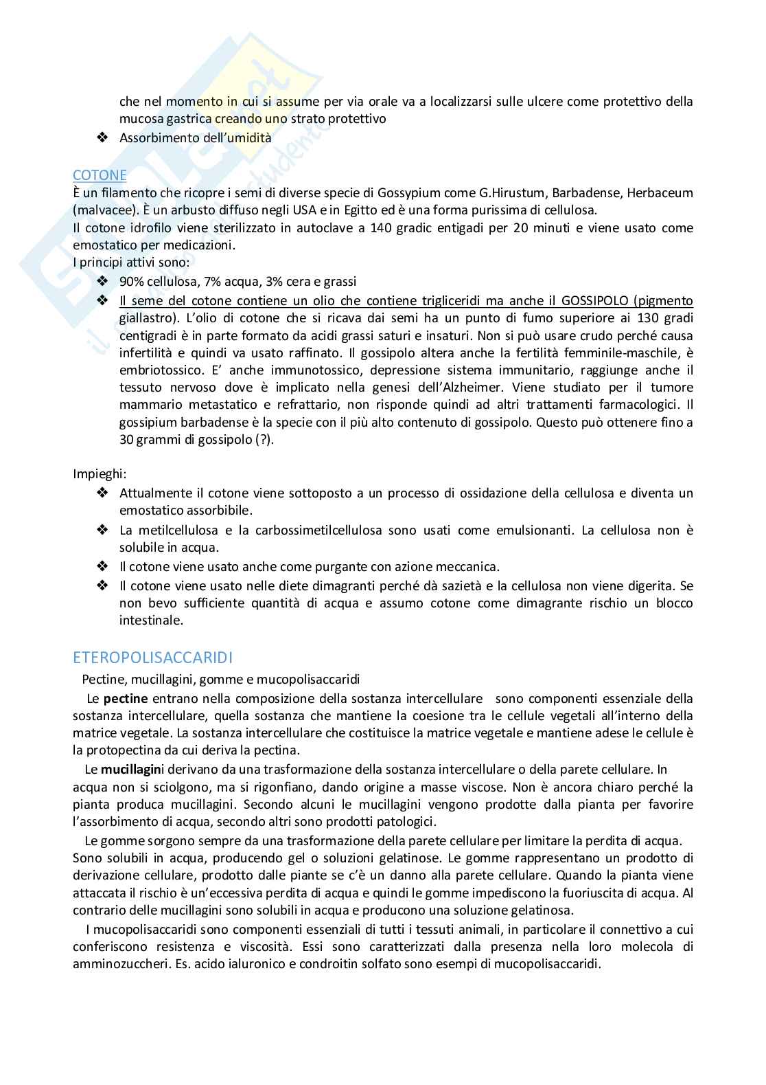 Farmacologia e farmacognosia  Pag. 11