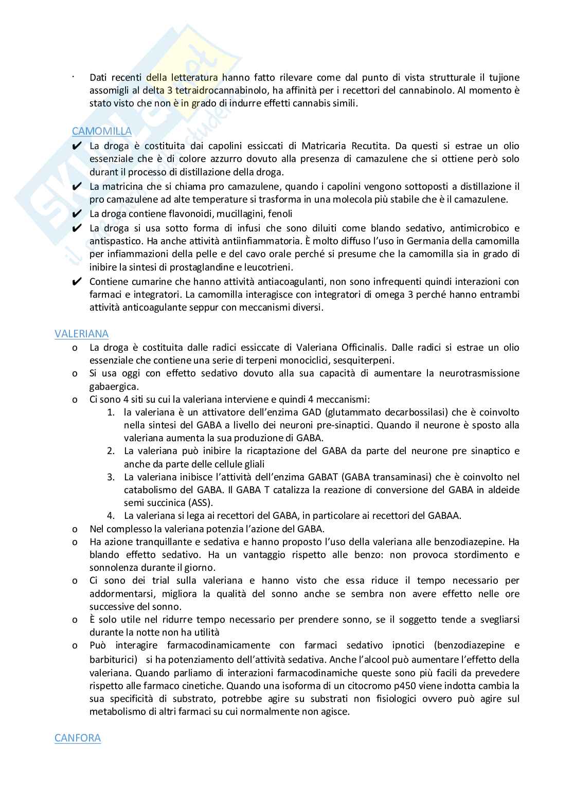 Farmacologia e farmacognosia  Pag. 26