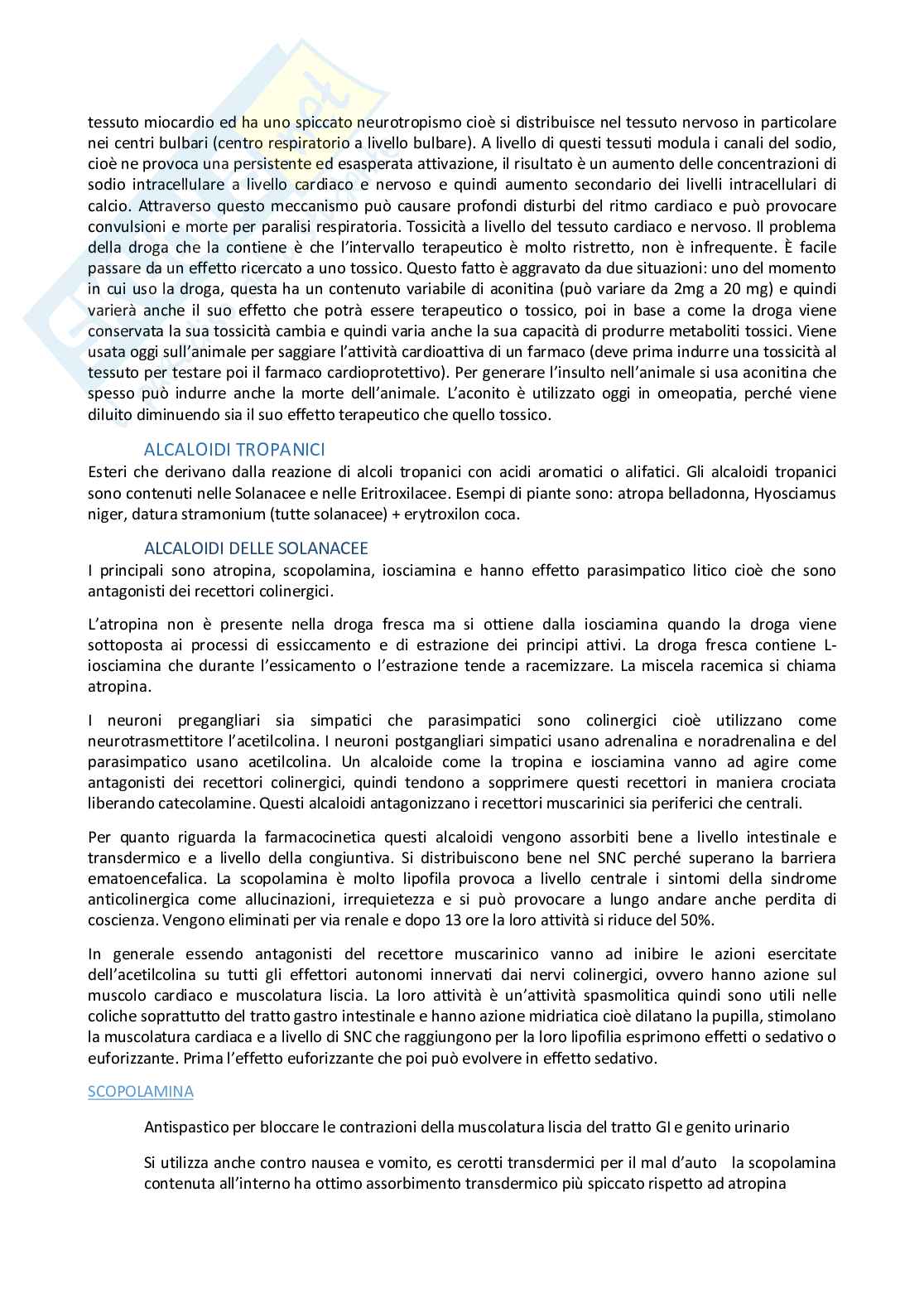 Farmacologia e farmacognosia  Pag. 41