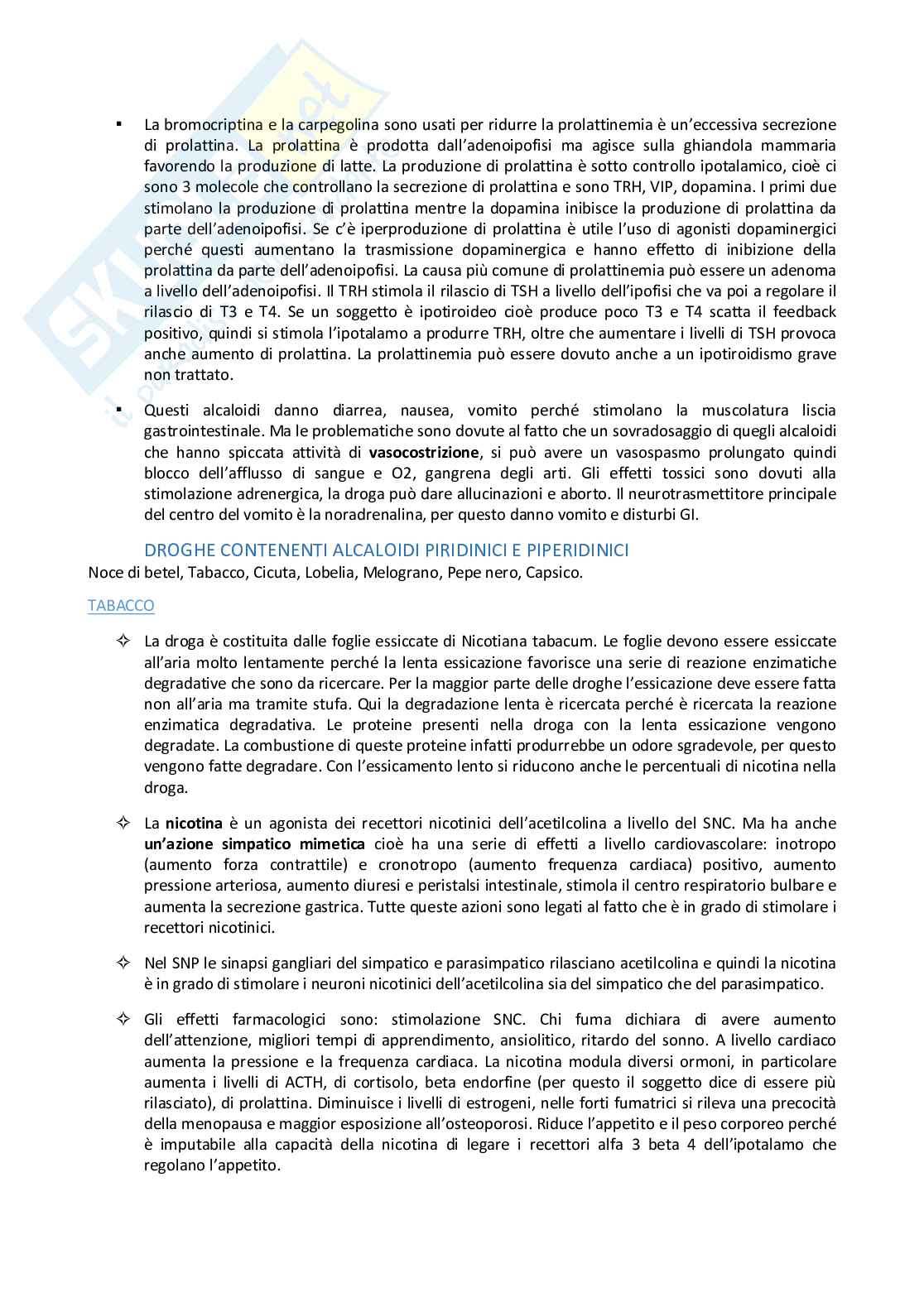 Farmacologia e farmacognosia  Pag. 56
