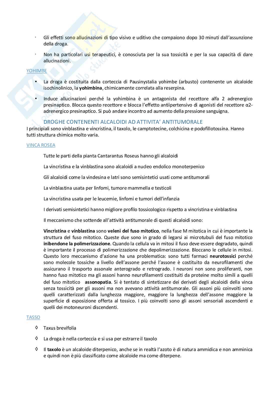 Farmacologia e farmacognosia  Pag. 61