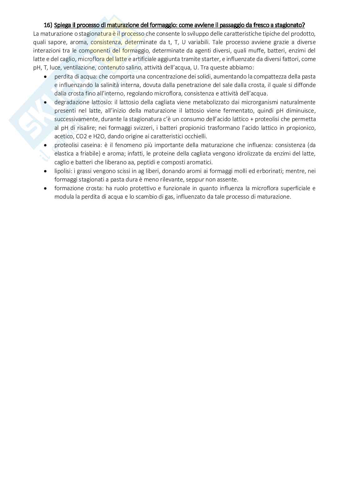 Appunti Alimenti di origine animale e vegetale Pag. 46