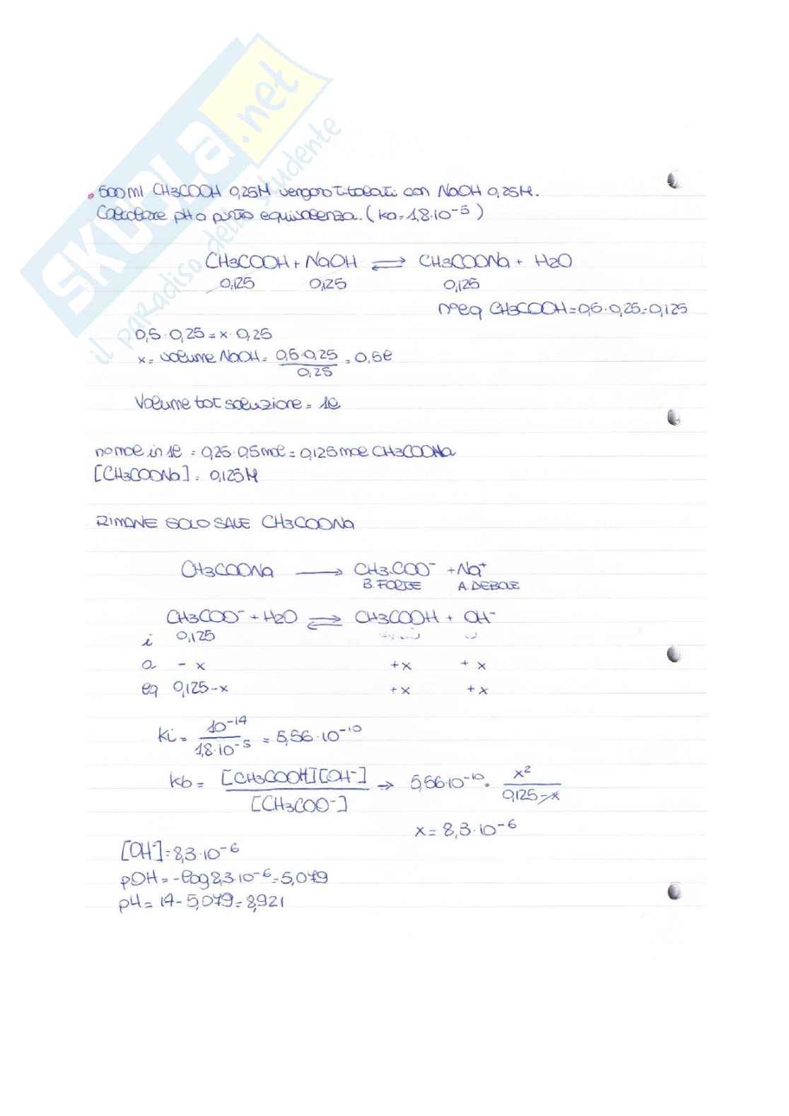 Chimica generale ed inorganica - esercizi Pag. 66