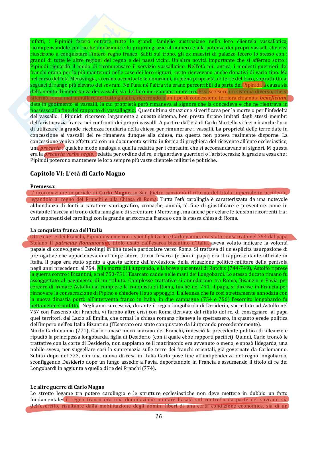 Tempi Barbarici e l'Europa occidentale Pag. 26