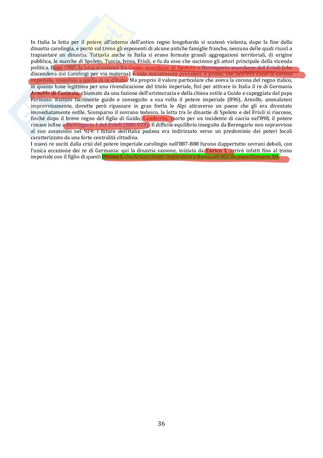 Tempi Barbarici e l'Europa occidentale Pag. 36