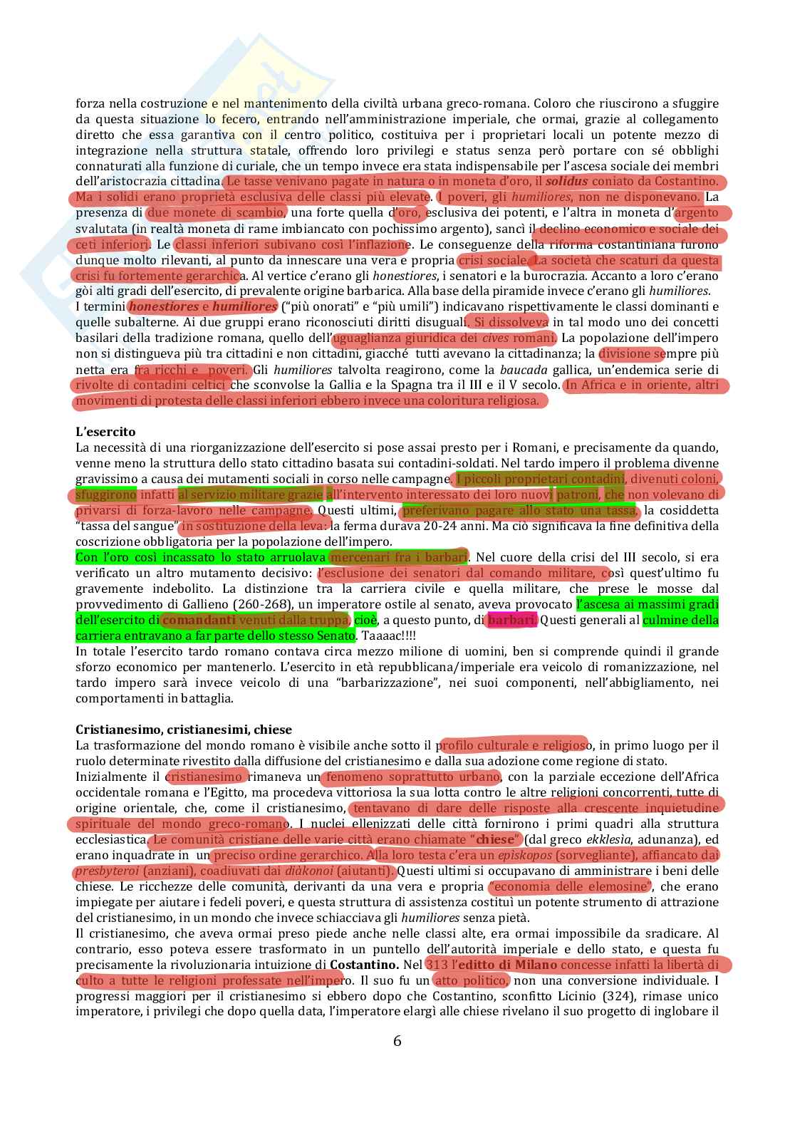 Tempi Barbarici e l'Europa occidentale Pag. 6
