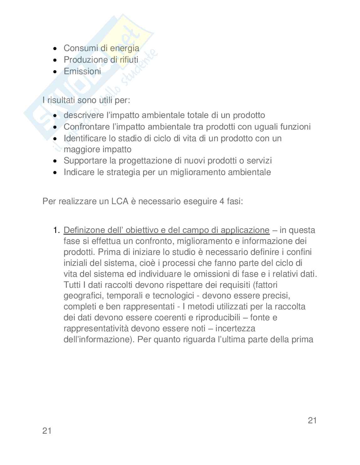 Valutazione di impatto ambientale (VIA) Pag. 21