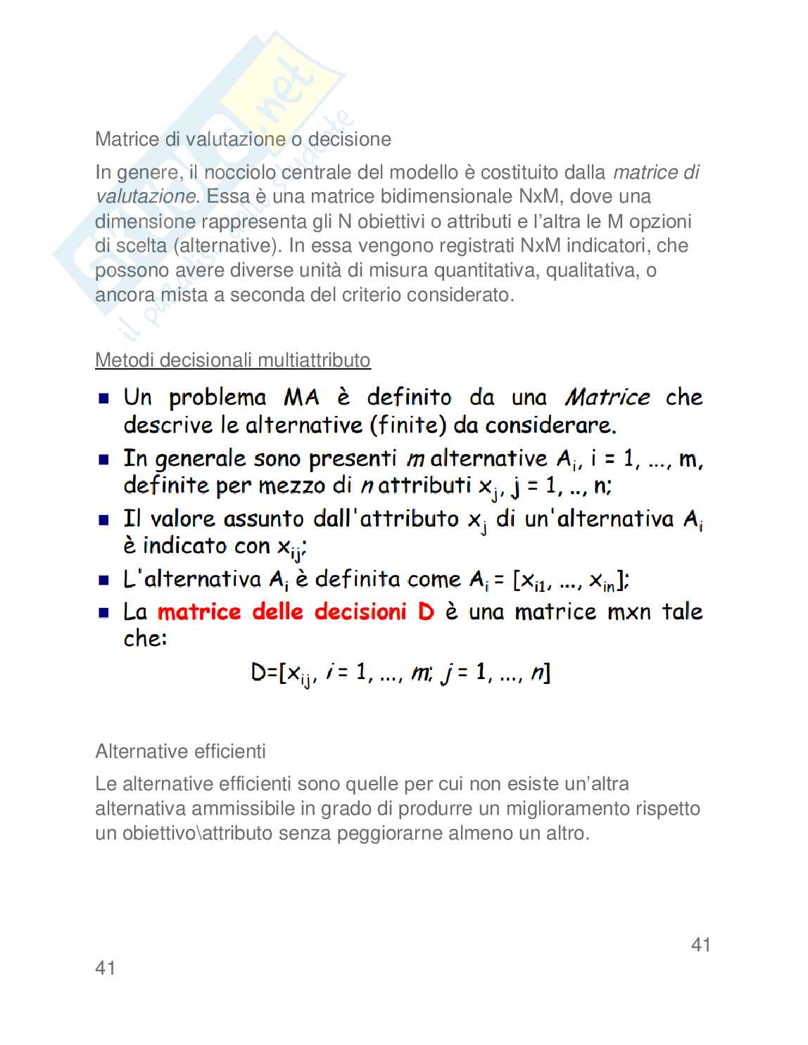 Valutazione di impatto ambientale (VIA) Pag. 41