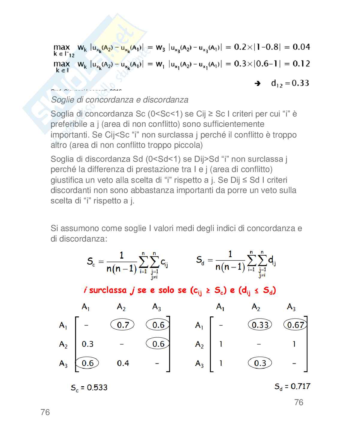 Valutazione di impatto ambientale (VIA) Pag. 76